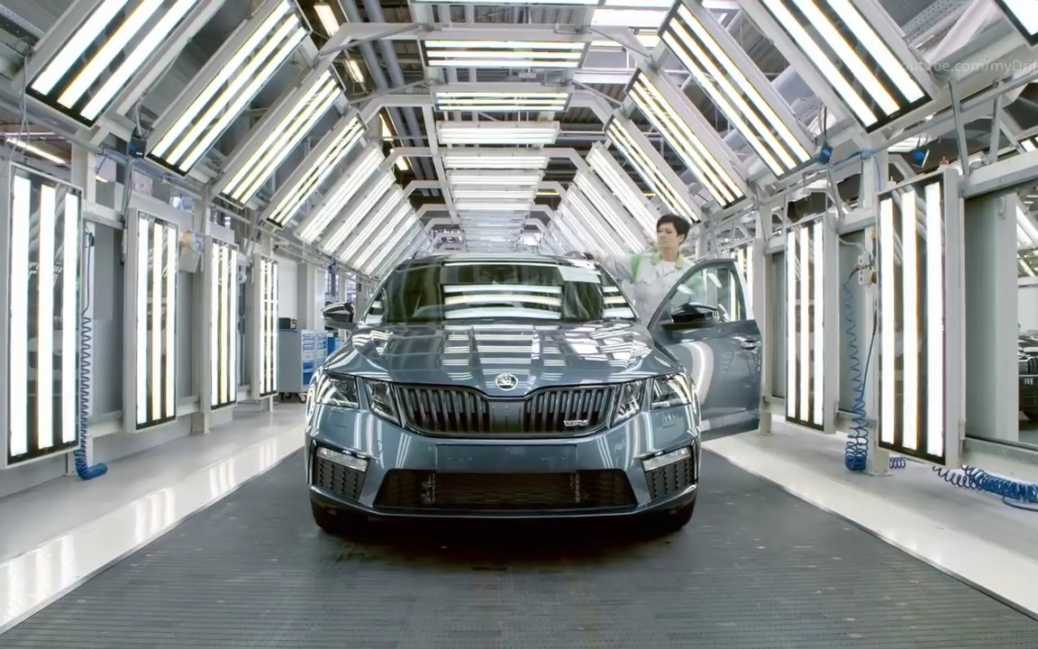 [图]2018款斯柯达明锐制造过程Skoda Octavia Production