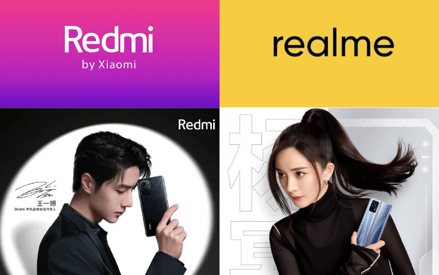 realme gt和红米k40图片