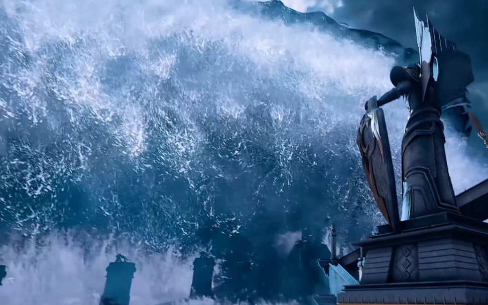 斗罗大陆剧情水 像嘉陵关的海水