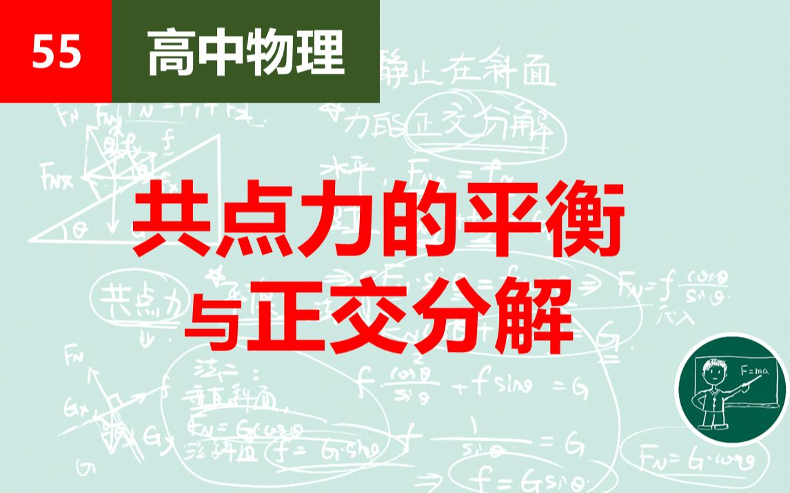 [图]【高中物理】55共点力的平衡与正交分解