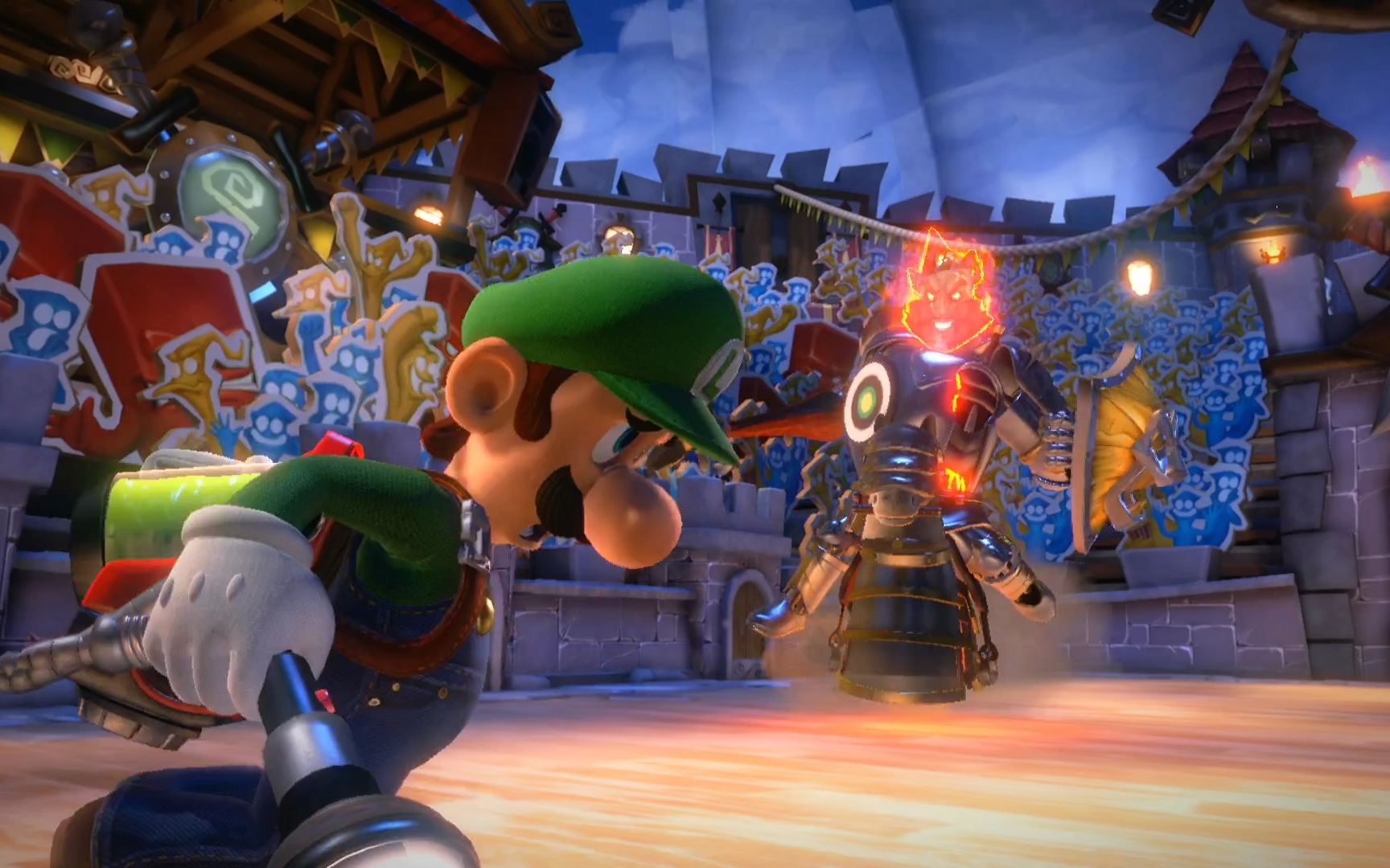 【路易吉鬼屋3】05国王胸口的靶子,似乎告诉我它的弱点