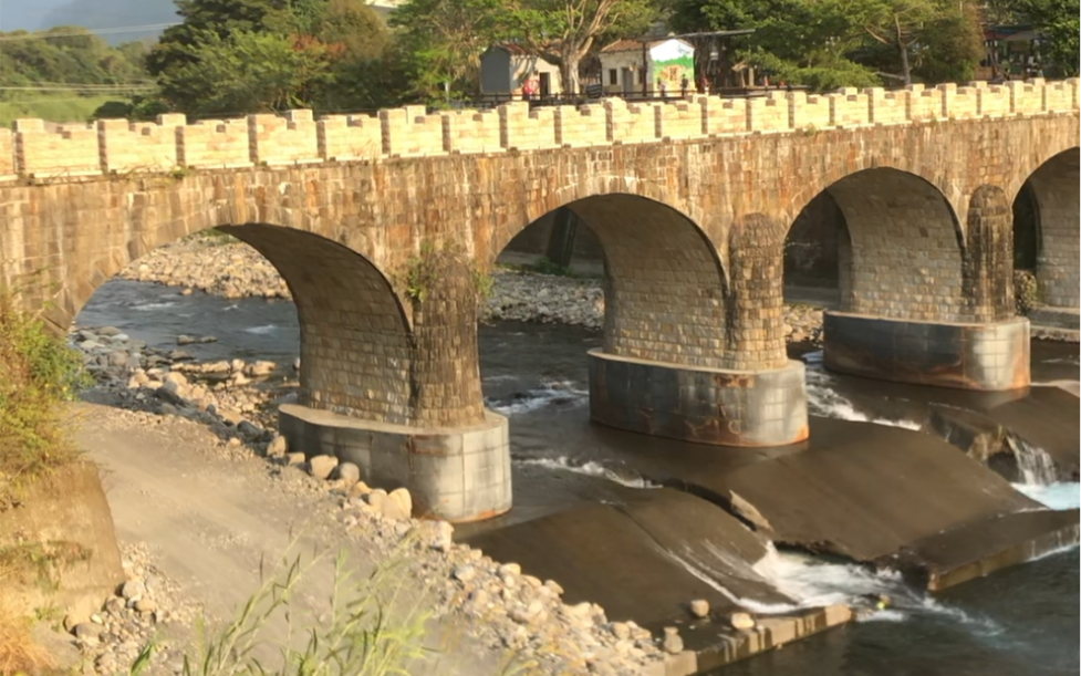 北港溪超美四孔糯米石橋1941年建成#客家#糯米橋#古蹟