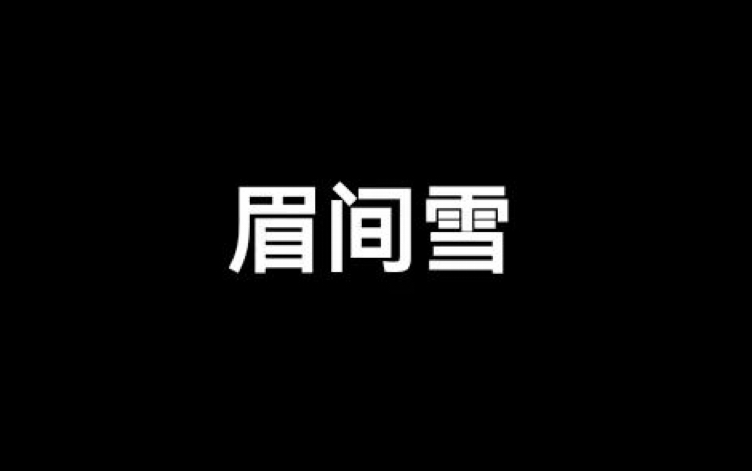 光遇琴谱《眉间雪》[含数字谱]哔哩哔哩bilibili