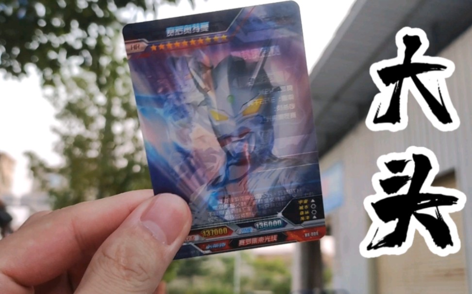 哇捡到张野生大头赛罗奥特曼