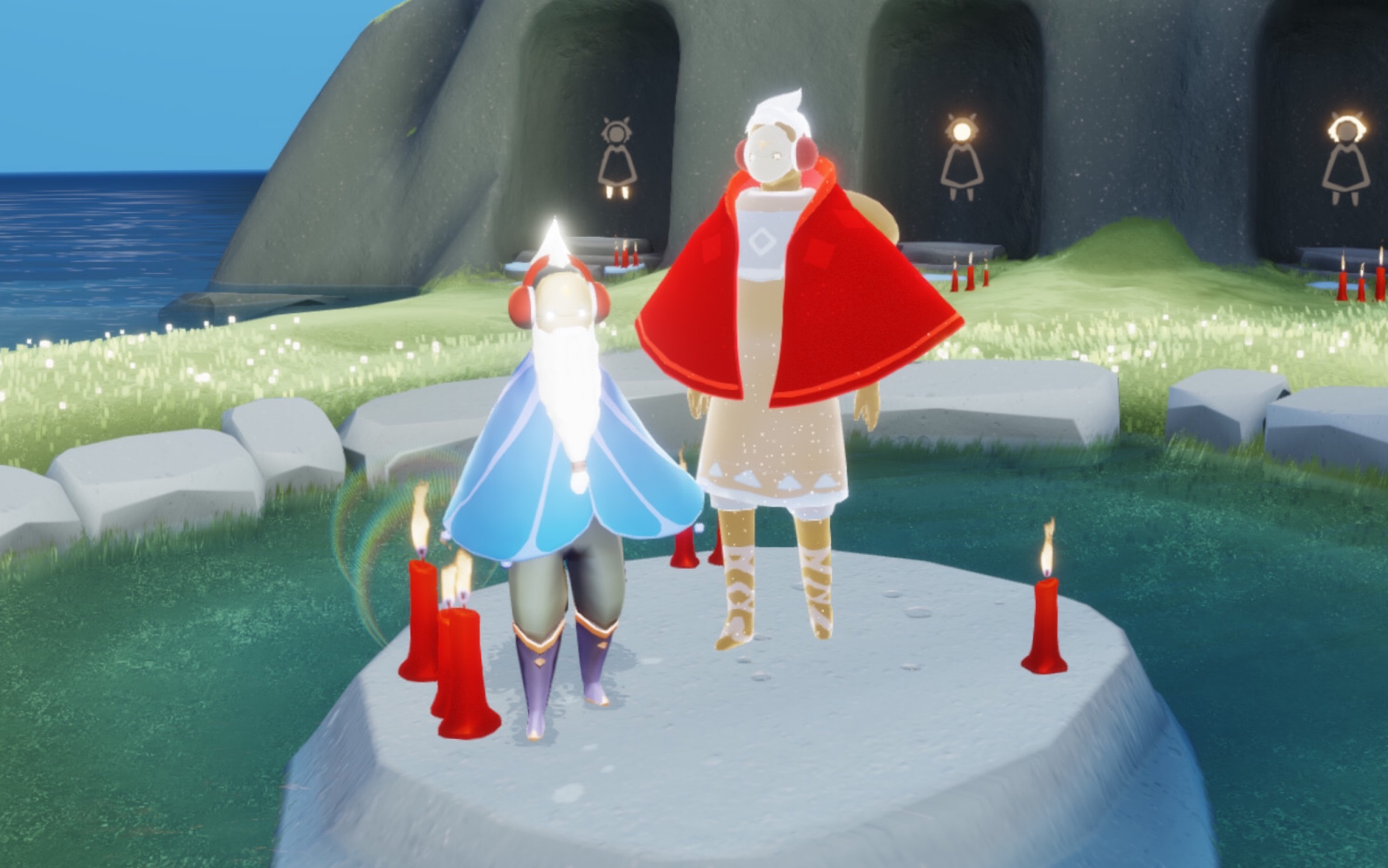 光遇馋了很久的红耳机终于复刻了但是有点难搭配