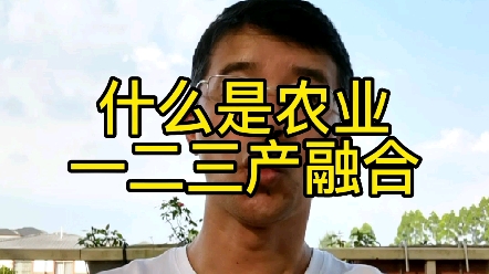 乡村振兴的出路在一二三产融合!哔哩哔哩bilibili