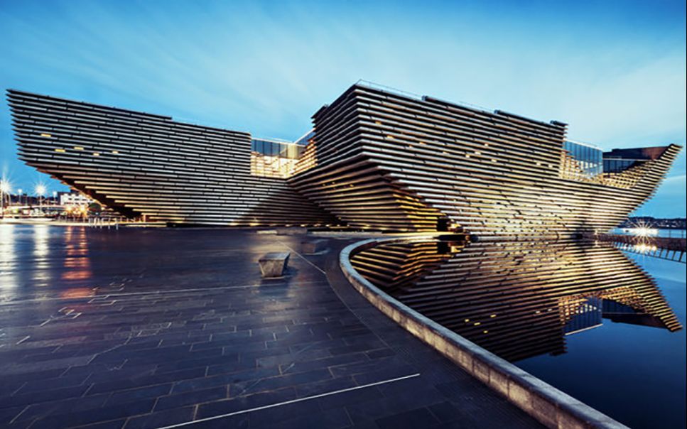 architecture | 伦敦 v&a dundee 博物馆 by kengo kuma
