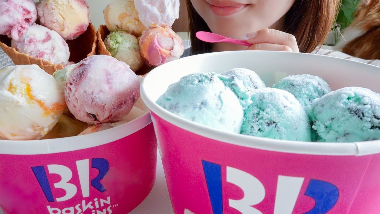 『wasabi』中字 | 巴斯金罗宾斯冰淇淋 | asmr咀嚼音