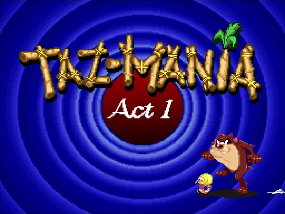 【sfc游戏回顾】 旋风狗泰兹 通关视频 taz-mania