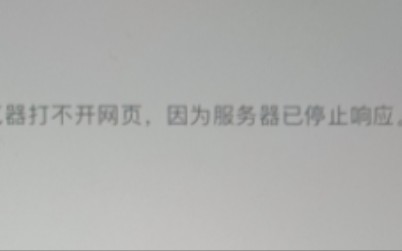 有没有大佬能告诉我Safari浏览器服务器停止响应怎么办?i d是港~的