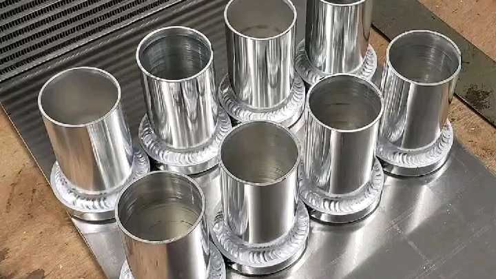 铝合金氩弧焊道,真美