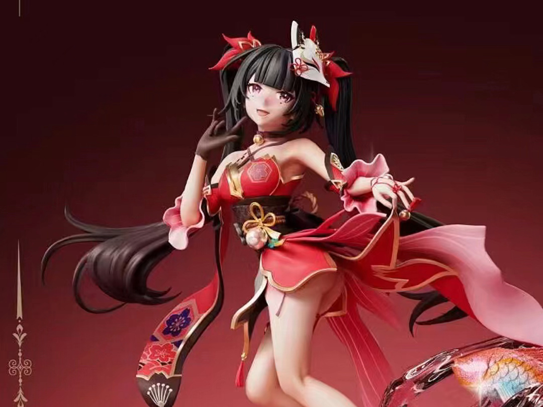 软胶胸 可爆甲 真实布料胖次 发光地台,都齐了!歪马工作室花火手办