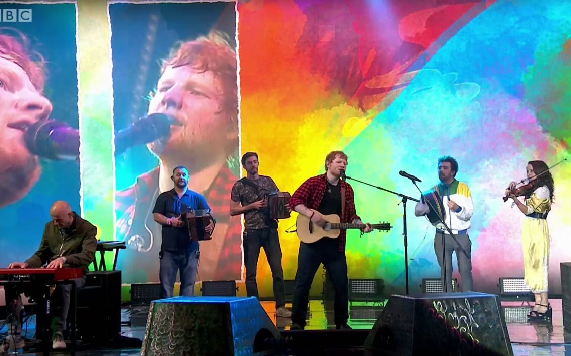 [图]【Ed Sheeran】Nancy Mulligan (Live at Glastonbury 2017, feat. Beoga)