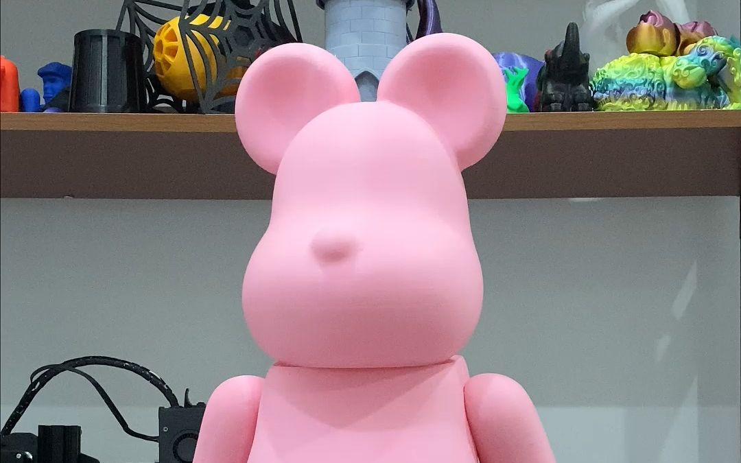 3d打印·粉红暴力熊-拼装玩具