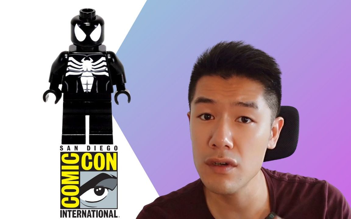 乐高2012sdcc最没诚意却最贵的毒液蜘蛛侠人仔