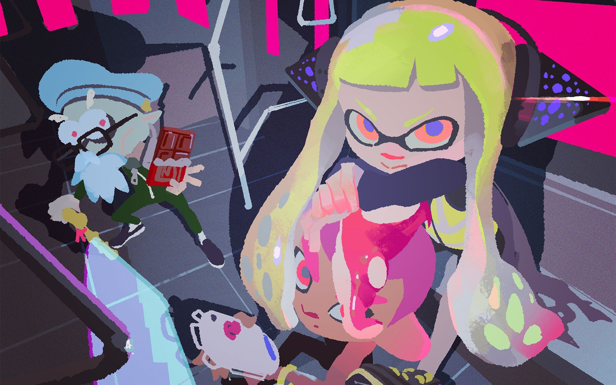 喷射战士2splatoon2章鱼dlc深海80关中文字幕80关已完结