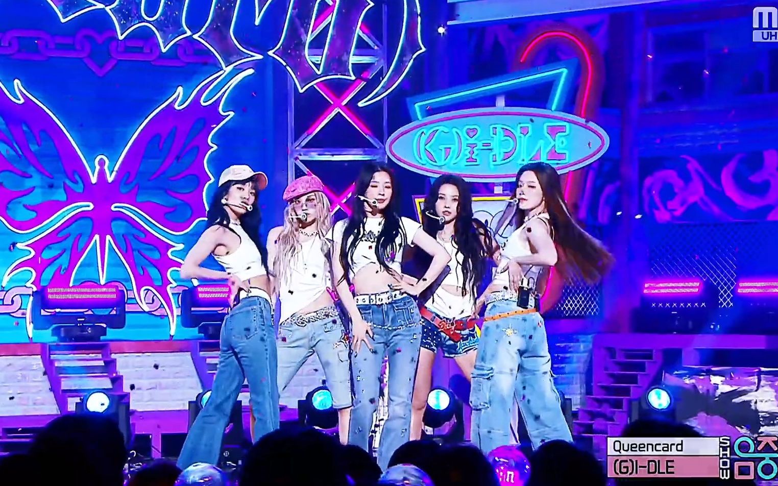 gidle《queencard》舞台组合 一键丝滑换装混剪,真的有这么丝滑吗!