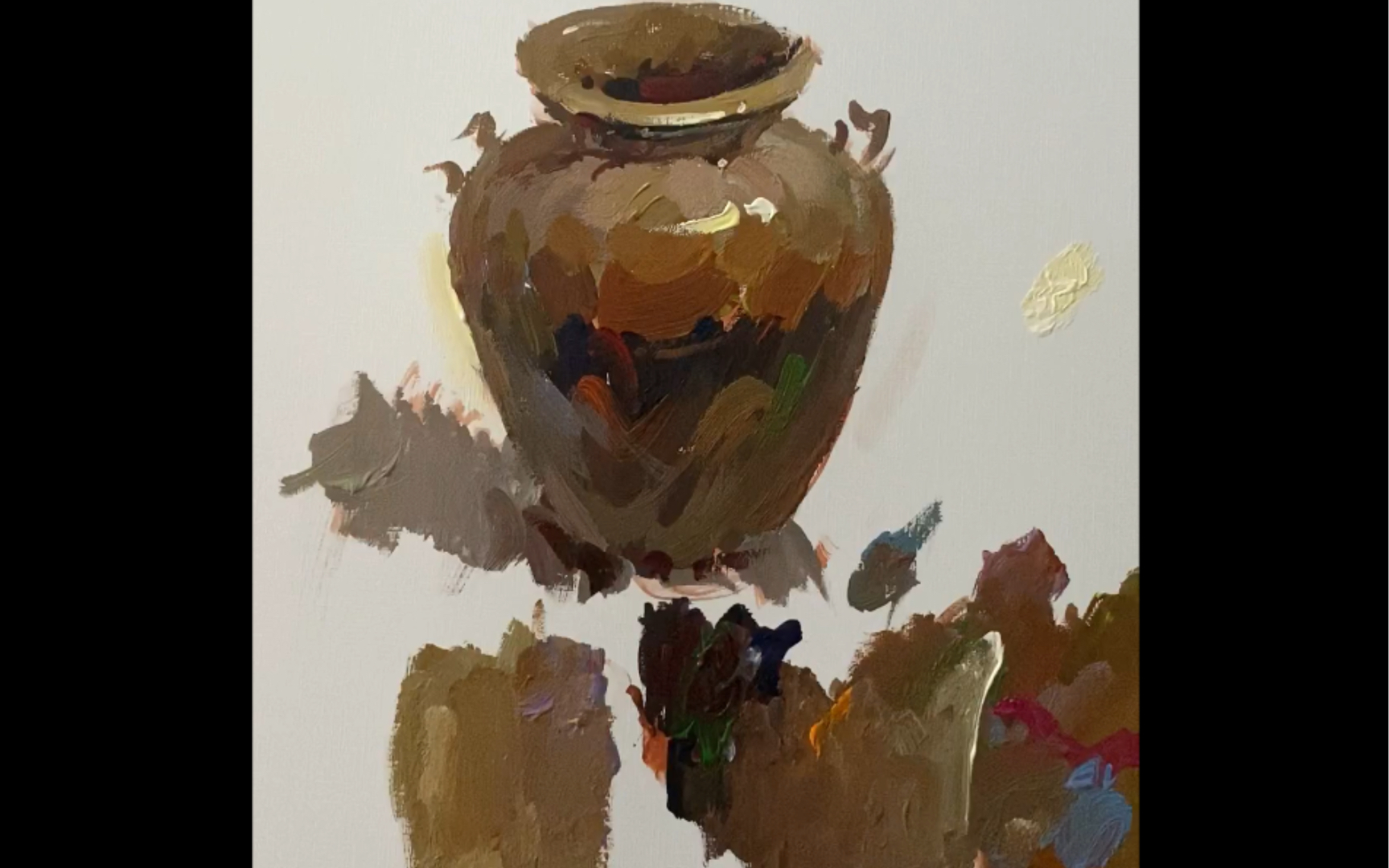 联考色彩静物—深色陶罐_哔哩哔哩_bilibili