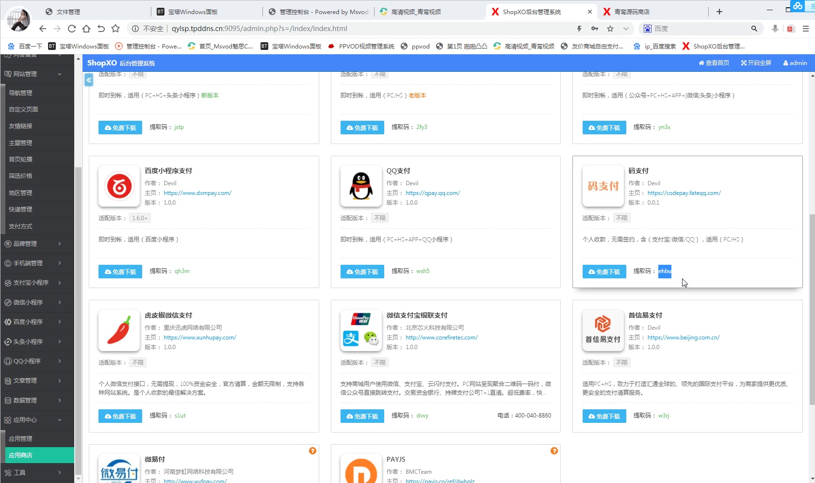 shopxo码支付,码付宝收款配置教程哔哩哔哩bilibili