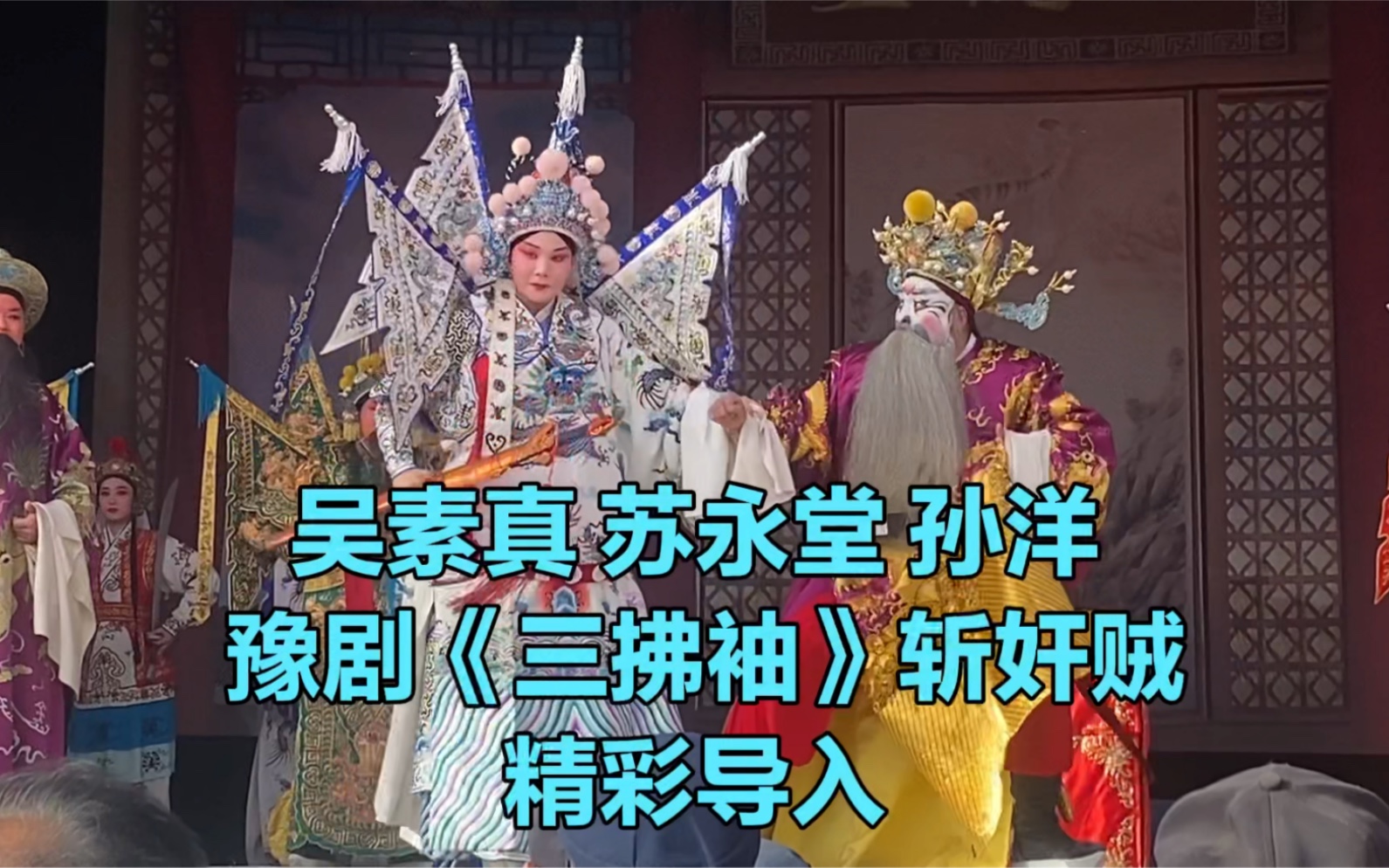 [图]【豫剧】吴素真 苏永堂 孙洋－豫剧《三拂袖》斩奸贼－安阳滑县大正村演出