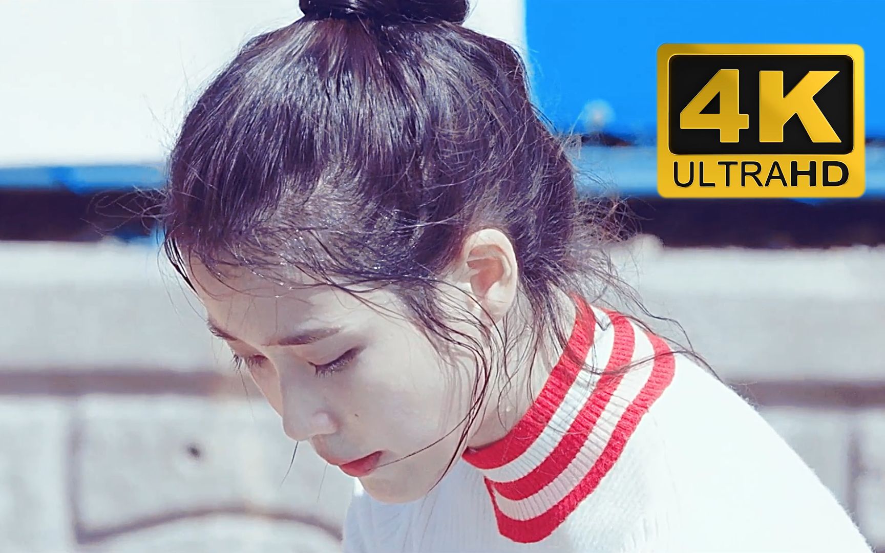 【iu】【4k】果然漂亮的女孩子流的汗都是香的