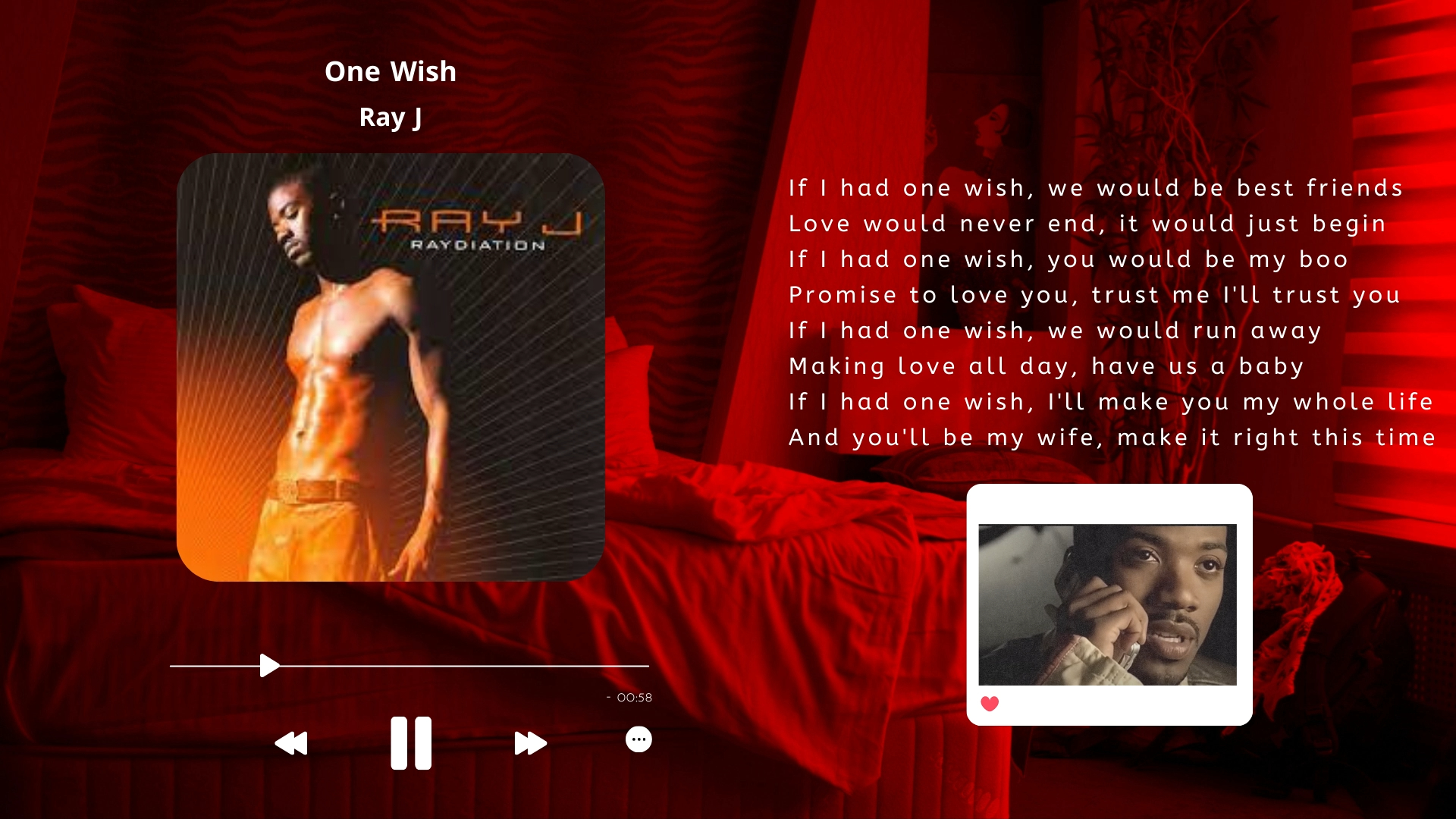 《One Wish》 Ray J 卡戴珊录像带事件之前的作品哔哩哔哩bilibili