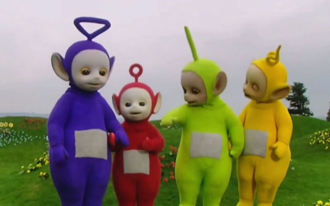 天线宝宝手牵手,转圈圈