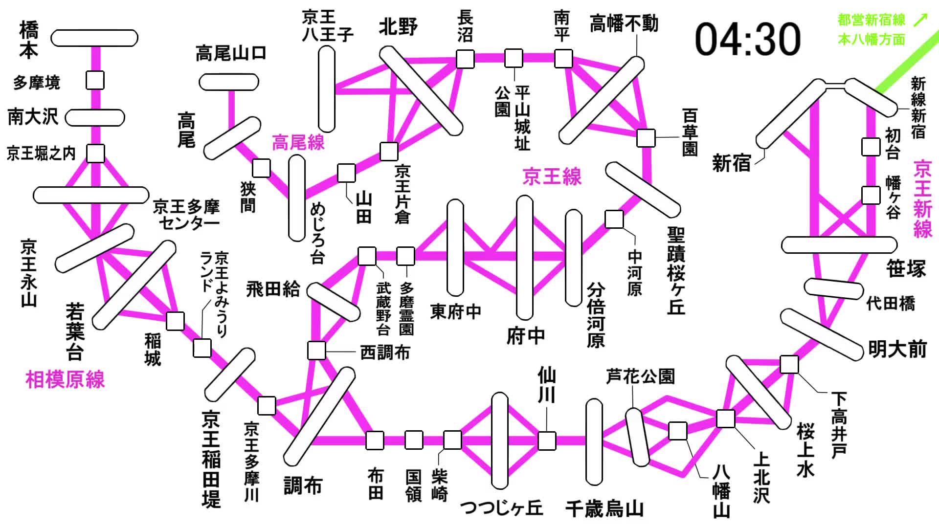 京王线线路图图片