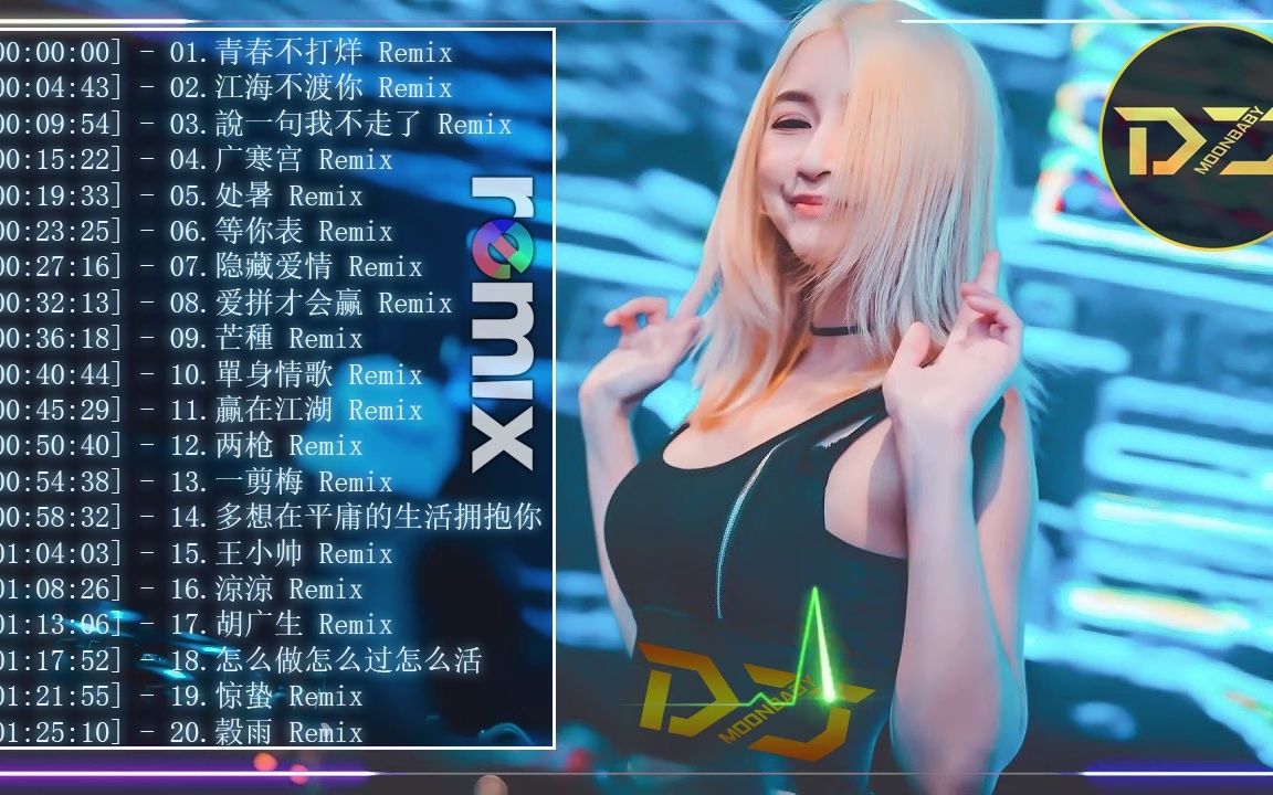 [图]Chinese Dj Remix 【風象星座 ✘ 落拓 ✘ 假如我很快樂 ✘ 后来遇见他 ✘ 无期】2020 年最劲爆的DJ歌曲《動態歌詞_Lyrics Vid