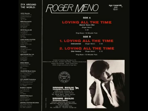 [图]80年代欧陆迪斯科Loving All The Time（1986）－Roger Meno