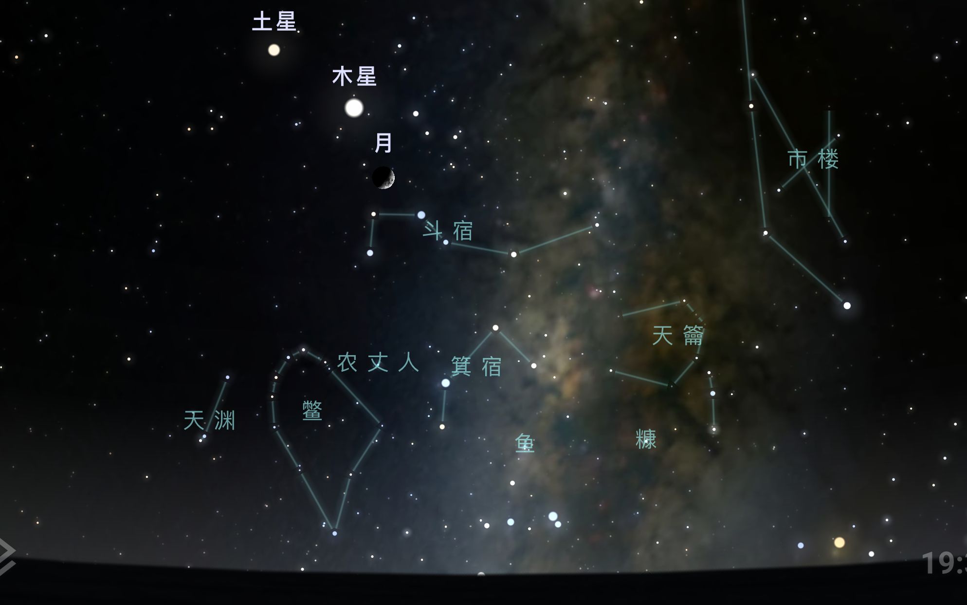 南斗六星长什么样子?它在天空哪个位置?