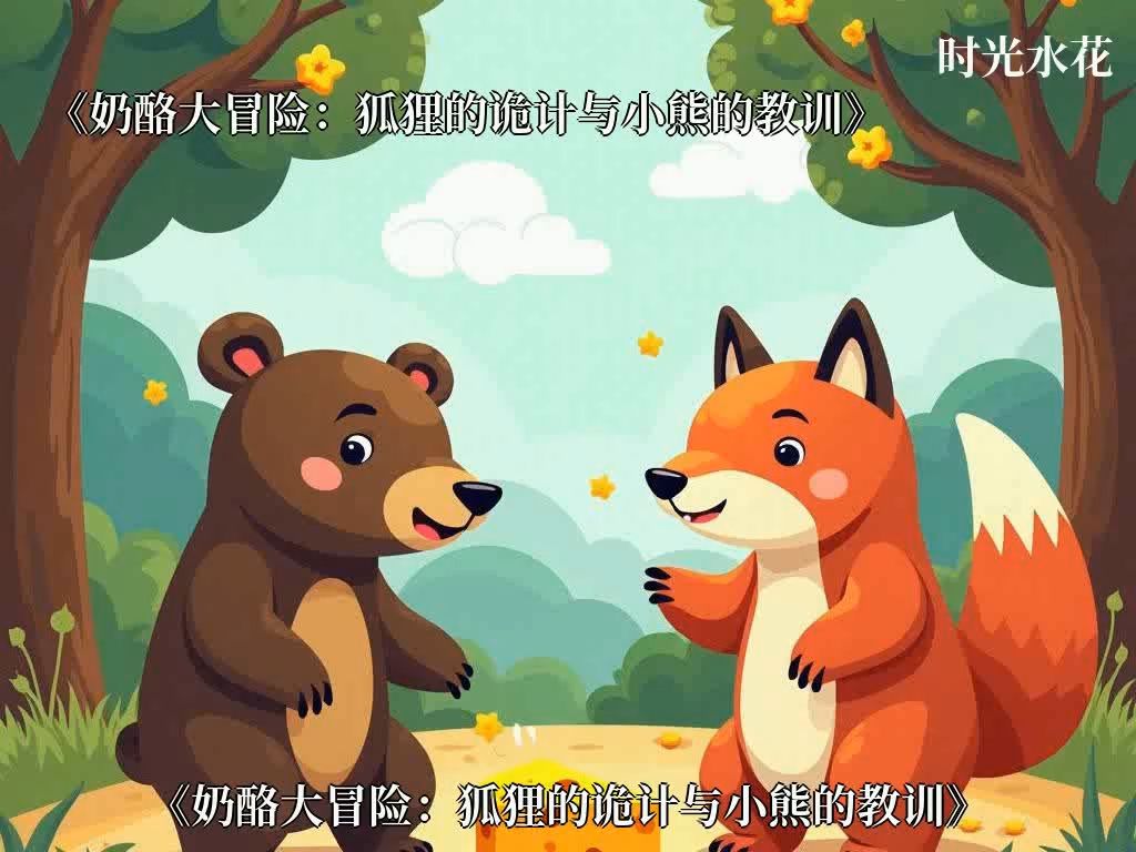 《狐狸分奶酪》狐狸的诡计与小熊的教训