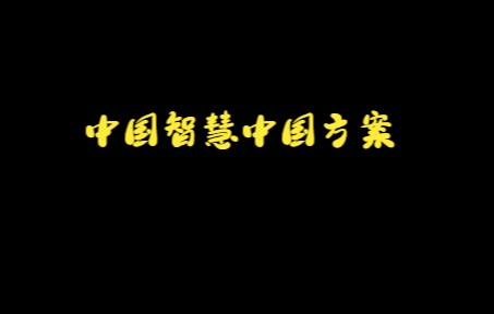 中国智慧中国方案哔哩哔哩bilibili