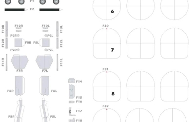 he xiang airlines boeing757-200纸模图纸(自改)