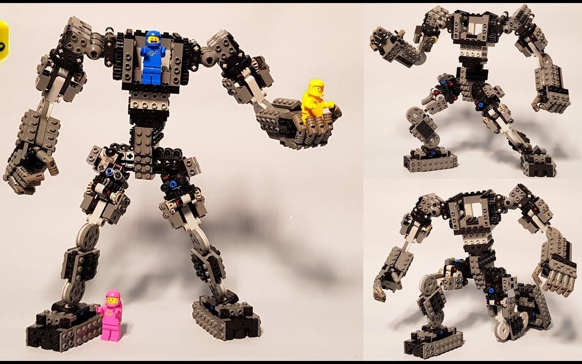 乐高moc教程 泰坦框架机甲 拼搭指南