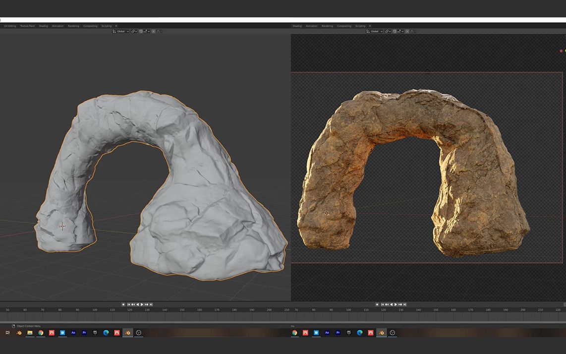 Blender 2.9如何快速制作石头拱门全流程哔哩哔哩bilibili