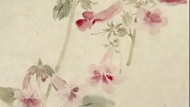 国画 没骨画 日本画 絵画