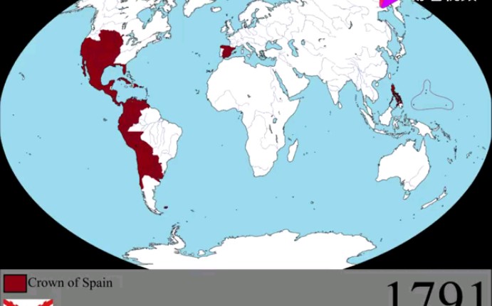 [历史地图]西班牙版图变迁史(1492~至今)哔哩哔哩bilibili