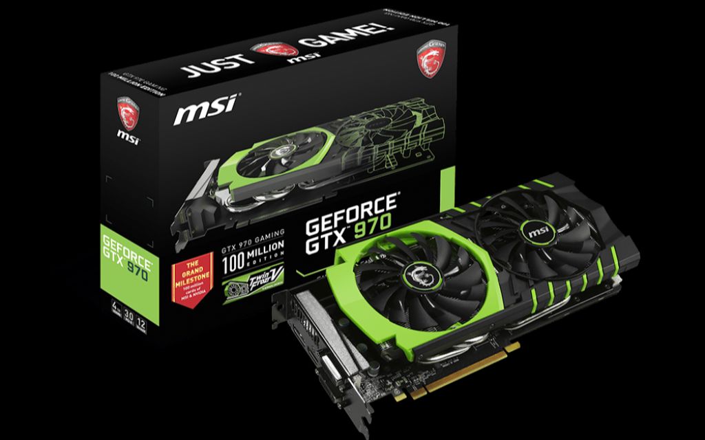 【考古系列】微星 geforce gtx 970 gaming 100 million edition 开箱