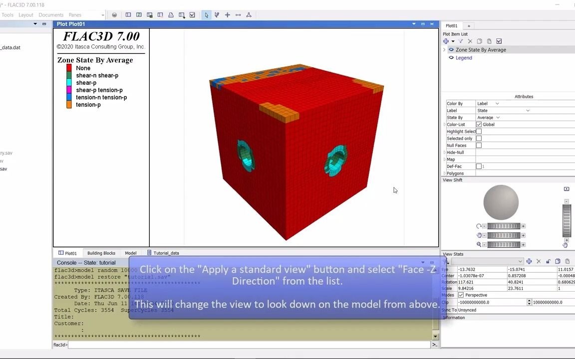 FLAC3D 7.0中Cutting工具使用教程哔哩哔哩bilibili