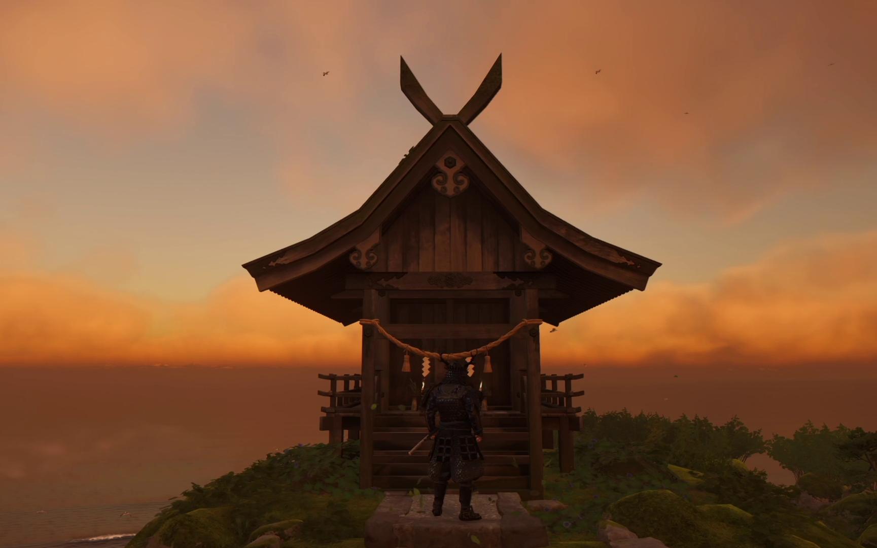 【对马岛之魂:导演剪辑版】探索发现-36 云岭神社(阿昙矶良护身符)