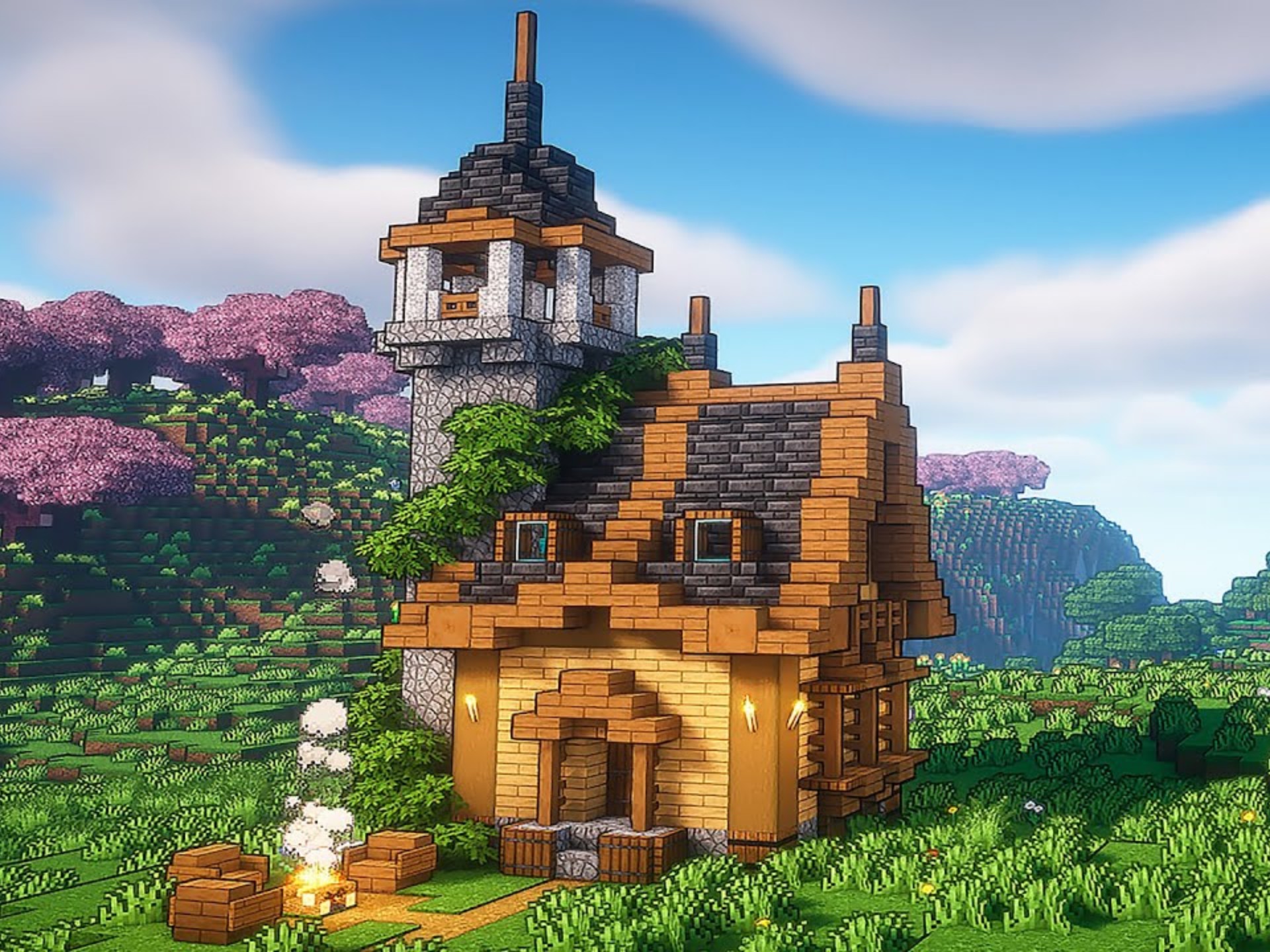 我的世界中世纪新手小屋