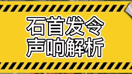 #湖北长江马拉松 石首站发令枪正常发令,第二次声音是大屏幕直播声音#马拉圈哔哩哔哩bilibili