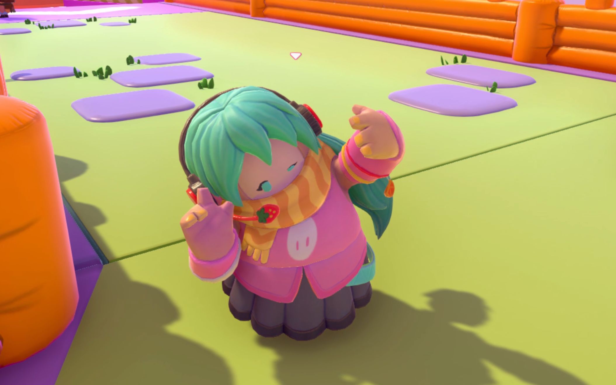 【糖豆人】雷霆仙境初音未来皮肤表情演示,唱出你的心声!