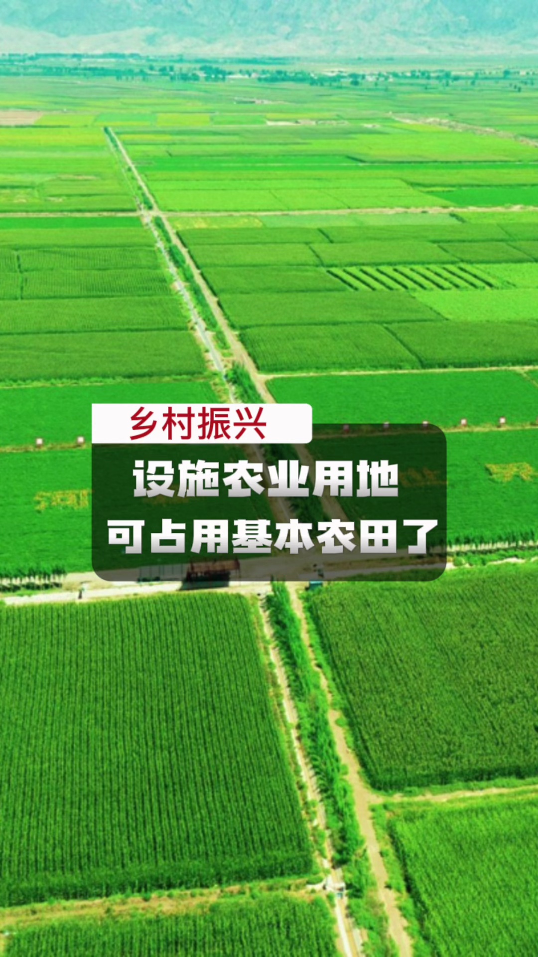 設施農業用地 可佔用基本農田了#鄉村振興設計 #湖北鄉村振興設計效果