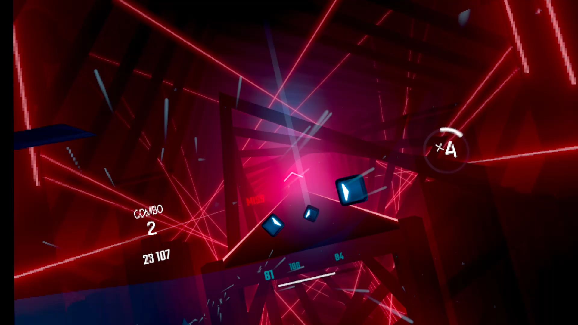 【节奏光剑】quest1一体机版本 尝试单手剑,手已脱臼.