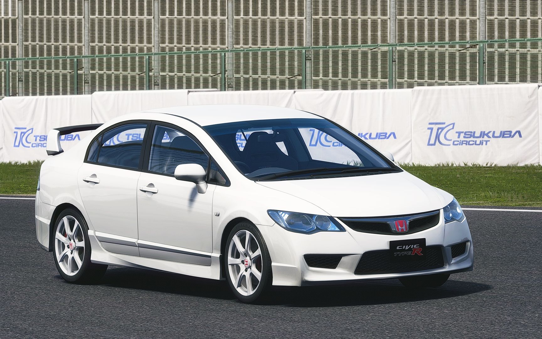 红头本田 civic type r(fd2)筑波试跑 1.09.