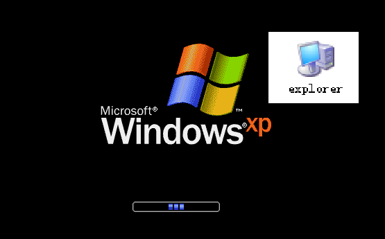 【测试】Windows xp(sp3)删除explorer.exe会怎么样哔哩哔哩bilibili