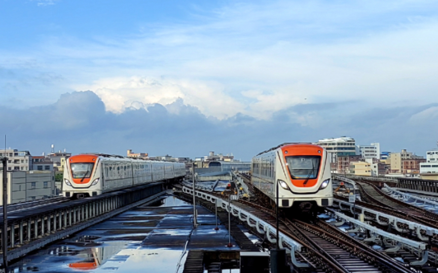 【广州地铁】14号线嘉禾望岗方向快车飞站合集(已绝版,拍摄于白云东平