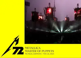 Download Video: 燃！大雨中！金属巨擘Metallica最新现场Master of Puppets (德国慕尼黑5月24, 2024)